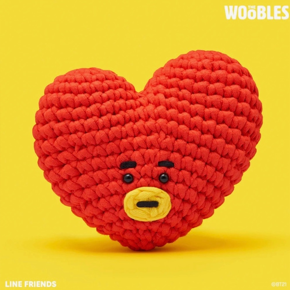 Woobles HEART TATA learn to crochet kit BT21